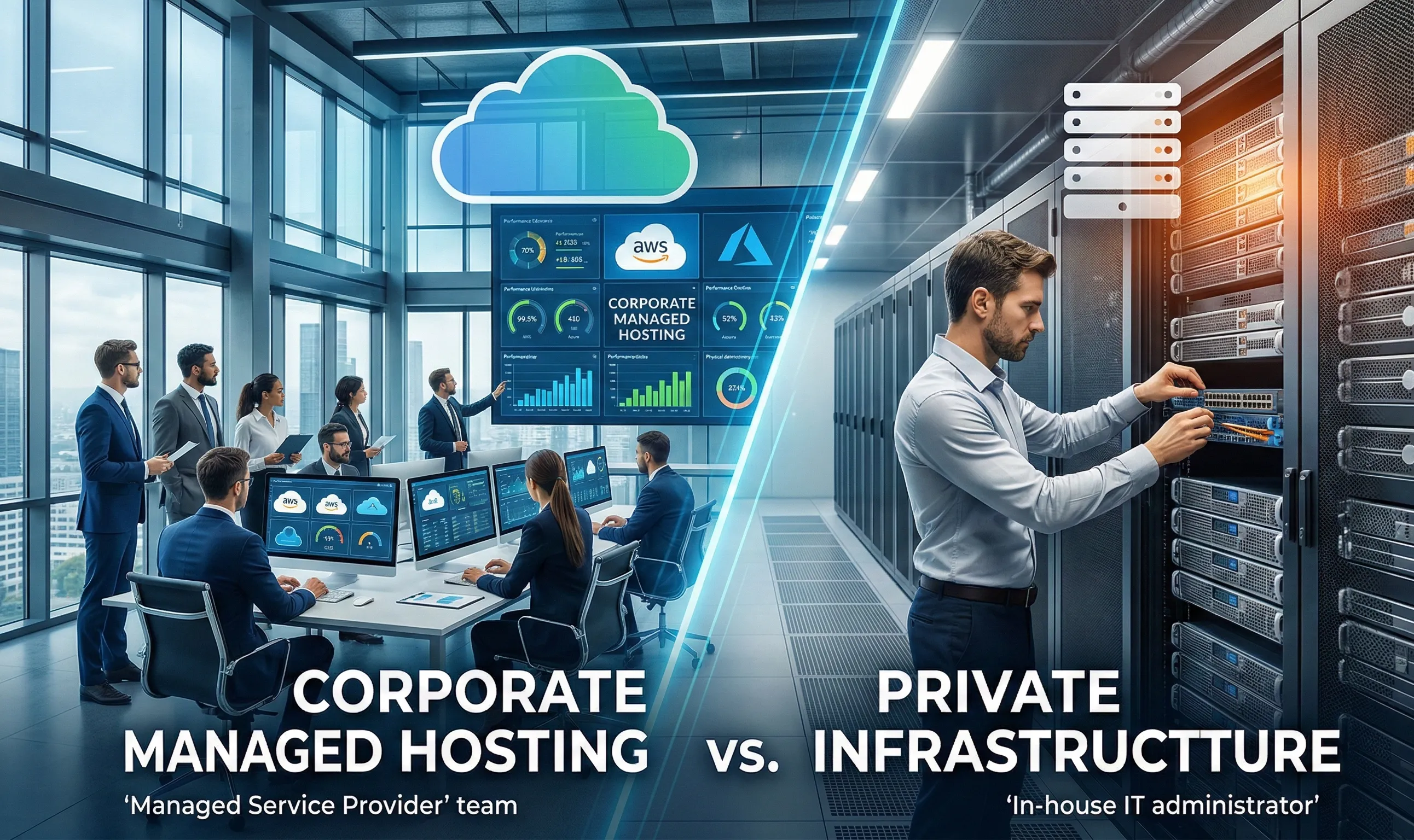 Corporate Managed Hosting vs. Private Infrastructure