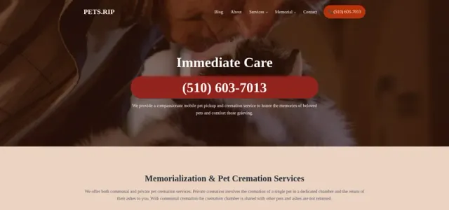 PETS.RIP: Desktop