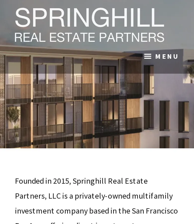 SPRINGHILL REAL ESTATE PARTNERS 3